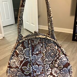 Vera Bradley Brown Floral Shoulder Bag